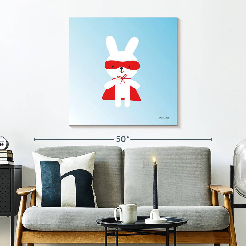 Ashelle Rabbit Super Hero, H 30 po x l 30 po