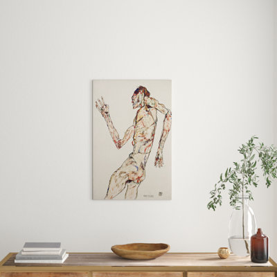 The Dancer by Egon Schiele - Wrapped Canvas