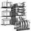 Metal Countertop / Cabinet Pot Rack