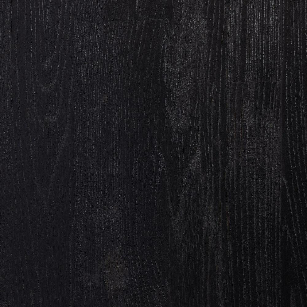 Juna 78'' Solid Wood Console Table, Black Elm Veneer