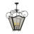 20" Square Terena 4 Light Pendant