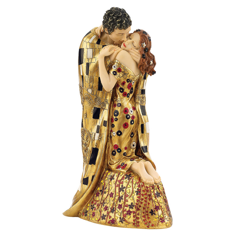Figurine The Kiss par Klimt Lovers