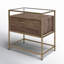 Table de chevet 2 tiroirs Vicini