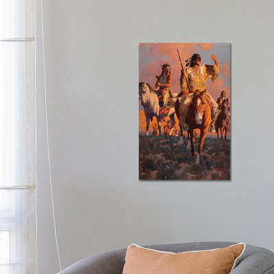 Camanche Sundown by David Mann - Wrapped Canvas Graphic Art 1 Piece Wrapped Canvas Wall Art
