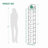 Vertical Shoe Rack, Shoe Shelves, Wood Shoe Organizer for Closet, Entryway, Shoe Tower for Small Spaces, Free Standing, Adjustable, with 2 Hooks, 10 Tier Black-1357431760-1342423659
