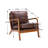 Gianni Upholstered Wooden Accent Chair With Cushions-102751768