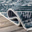 Tapis géométrique bleu Fromberg-903822683