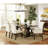 Villeneuve Rustic Espresso Rectangular Double Pedestal Dining Table