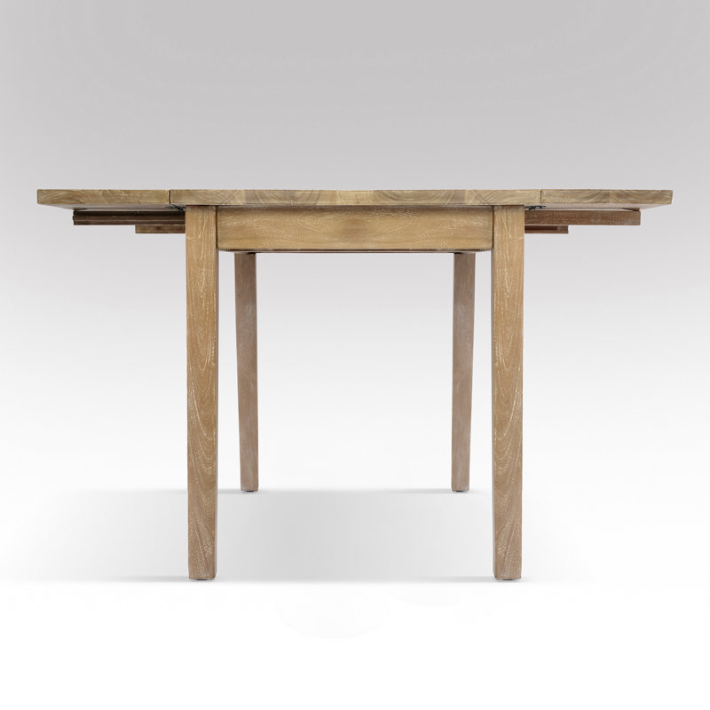 Table de salle à manger Adamo, Gris mangue rustique, Gris mangue rustique