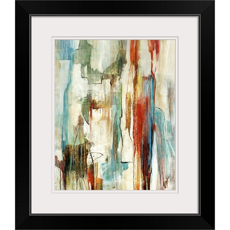 « fragments ii », reproduction, H 23 po x l 20 po x P 1 po, Cadre noir