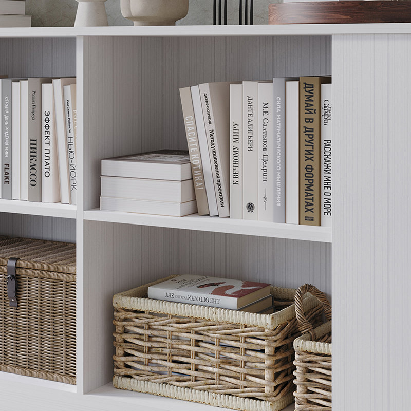 Buffet de 59,1 po de largeur Kondoju, Blanc