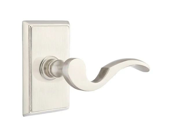 Levier de porte, Oui, Nickel satiné