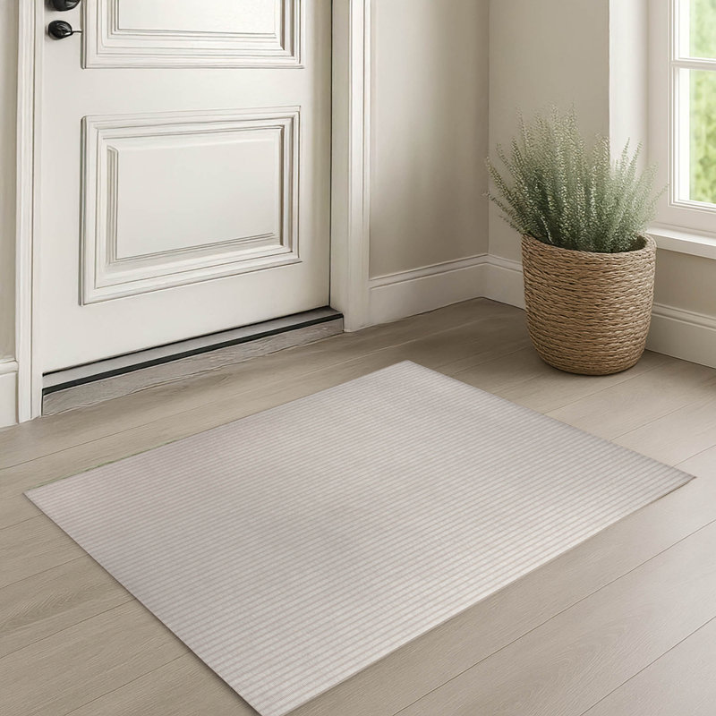 Paillasson Shallotte, L 24 po x L 36 po, Taupe