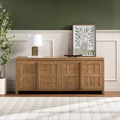 Buffet moderne avec armoires de rangement 74 po Bateson