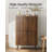 Shoe Storage Cabinet with Adjustable Shelves for Entryway Freestanding 16-20 Pairs Slim Shoe Organizer-2021124112-2021124113