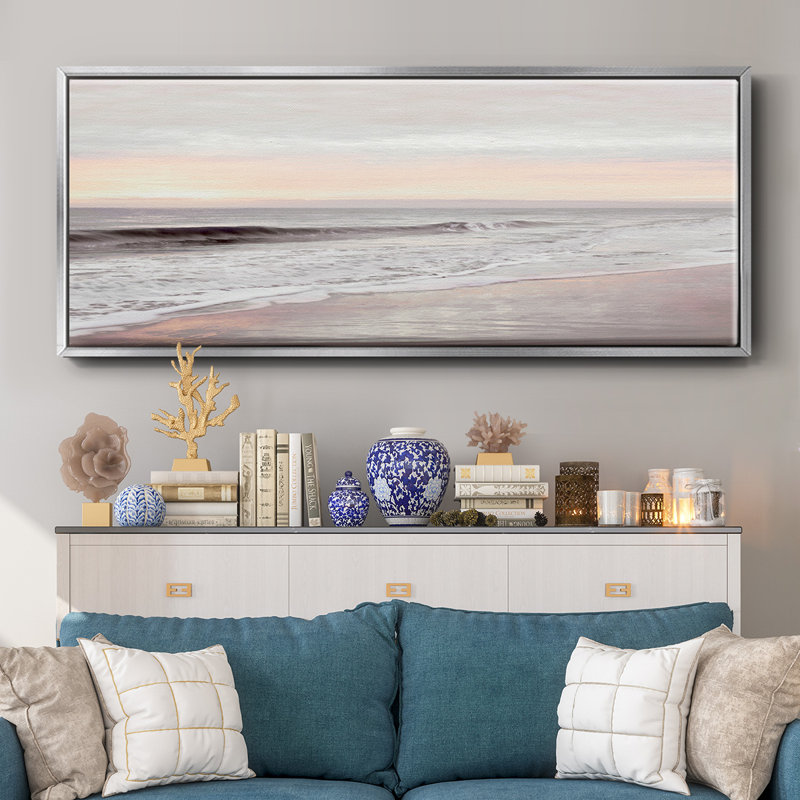 «Dawn on the Horizon I», toile encadrée, H 20 po x l 50 po