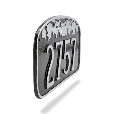 Maple Leaf Address Plaque