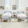 Gilana 2 Piece Twin Metal Bed Frame with Headboard and Footboard Heavy Duty/No Box Spring Needed