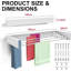 Stainless Steel Wall-Mounted Drying Rack
