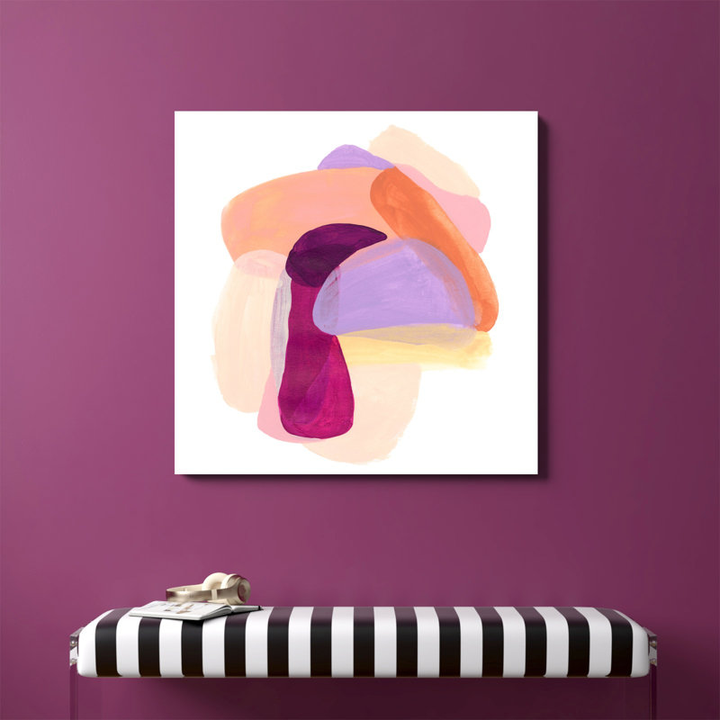 " Piquant Forms II " by June Erica Vess Painting Print, 36" H x 36" W