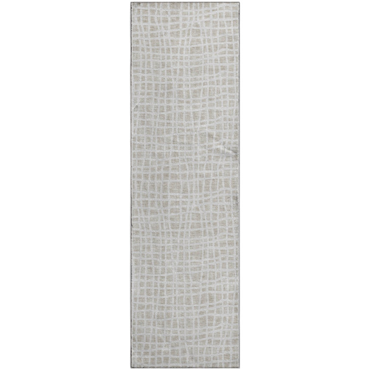 Premium Machine Washable Prisco Ivory Rug