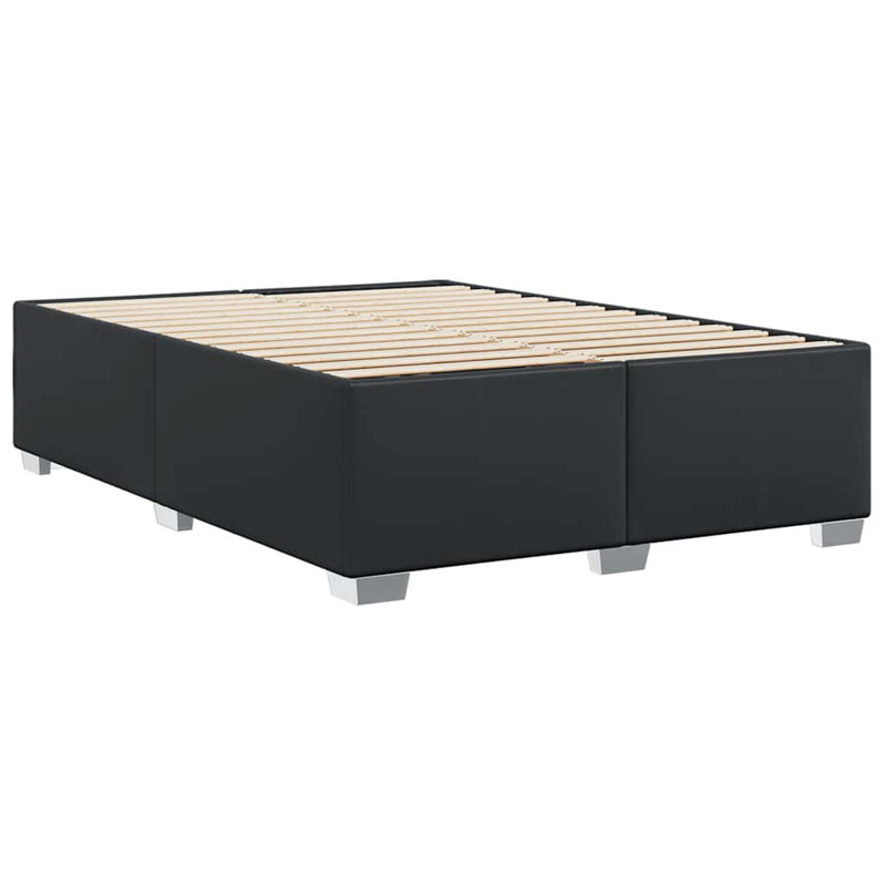 Lit en similicuir Latitude Run® Bed, Noir, Grand lit