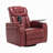 35'' PU Leather Home Theater Individual Seat Recliner with Phone Holder & Arm Storage & USB-2061510319