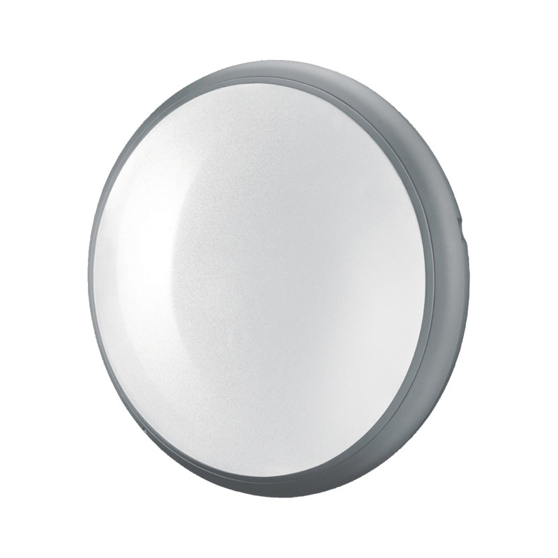 Wall Light, Grey, 13" H x 13" W