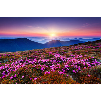 «Mountains Landscape» par Leonid_Tit - Photographie sur toile tendue