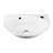 The Renovators Supply Inc. 10.5'' Gloss Vitreous China Oval Bathroom Sink with Overflow