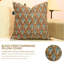 Coussin décoratif décoratif en lin épais épais Fabividine Accent (Mayur, brun)-106059049-106059045