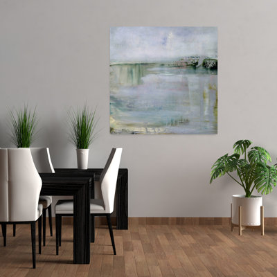 Sanctuary Bay 6, art contemporain abstrait lavande