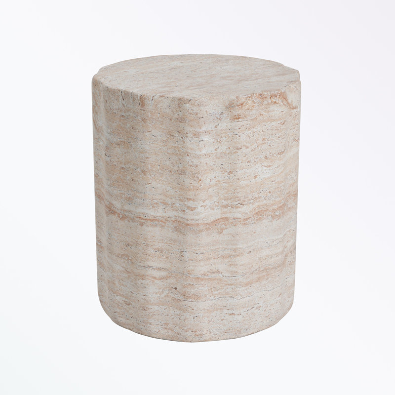 Table d'appoint ronde avec base robuste