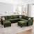 Forest Green Linen Blend selected