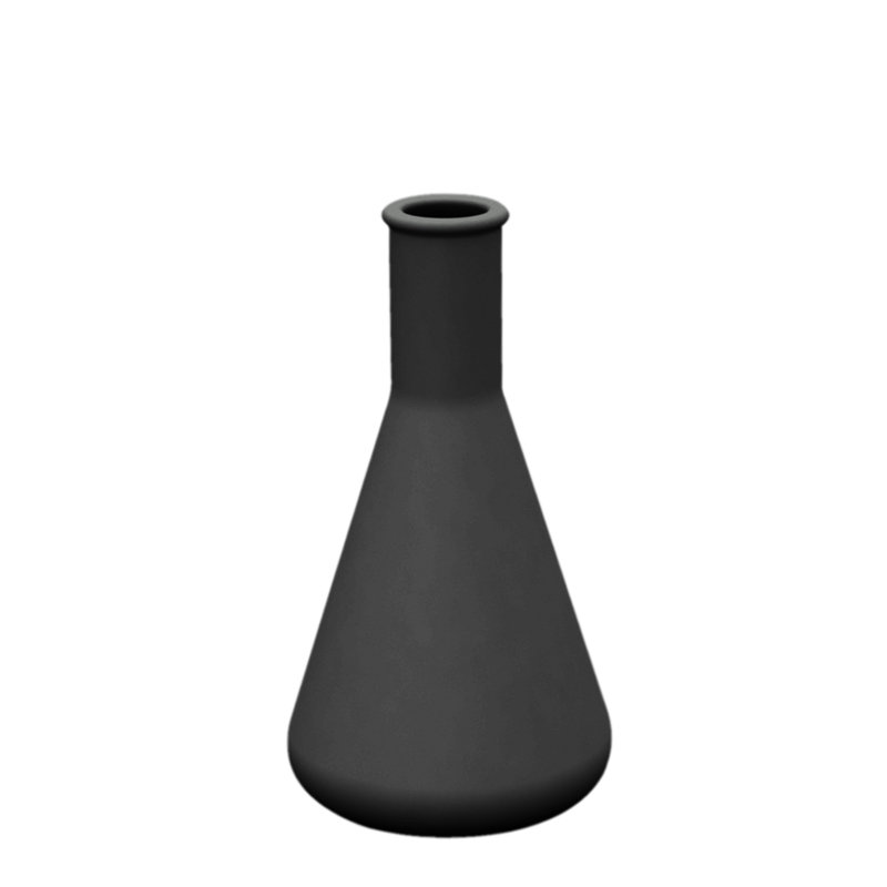 Vase de plancher en résine Chemistubes, H 39,25 po x l 21,75 po x P 21,75 po, Anthracite