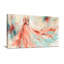 Abstrait, femme abstraite en robe fluide-1039058418