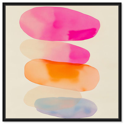 Pebble Palette, aquarelle abstraite par Art Remedy