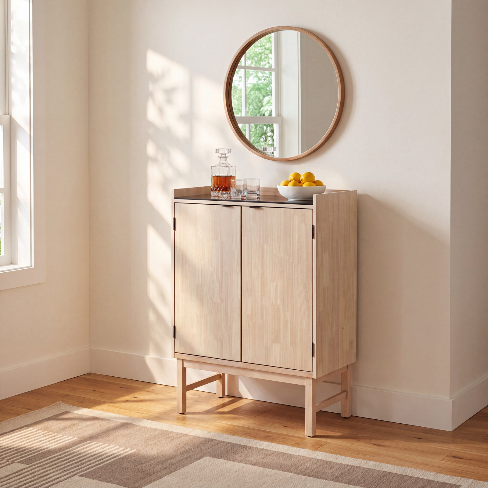 Fay 30'' Bar Cabinet, Natural