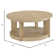Pop-up Sleeper Sofa With Round Rolling Coffee Table