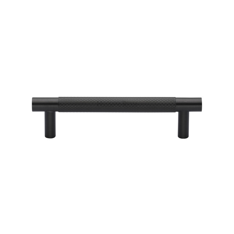 Heritage Brass Signac Heritage Cabinet Pull Partial Knurl Design, 9.6cm center to center, Matt Bronze