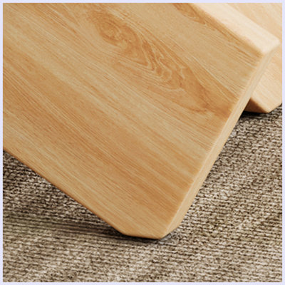 Table basse ronde en verre, table basse unique au design moderne 33,4 po. Comptoir en verre trempé avec pieds en panneau de fibres à densité moyenne à motif blanc. Convient pour les salons et les salles à manger