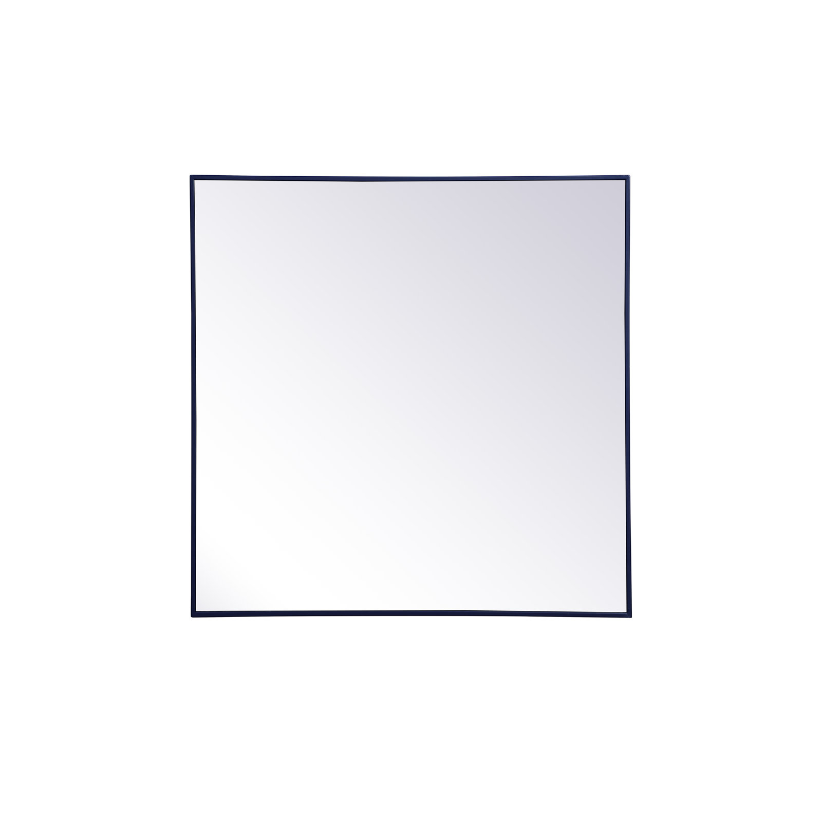 Sabine Metal Rectangle Wall Mirror, 36" x 36", Blue