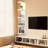 5-Tier LED Wall Shelf – White Floating Wall-Mounted Display & Storage Unit with Remote Control