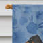 Caniche en polyester à 2 côtés 40 x 28 po standard welcome drapeau maison-957493036