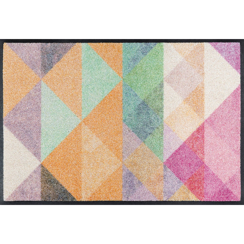 Non-Slip Striped Indoor / Outdoor Doormat, Rectangle 115 x 175 cm