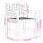 Demetrina Rectangular 5 - Piece 6 - Person 150Cm L Outdoor Table Set