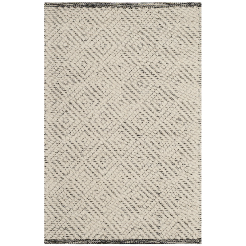Irish Chain Hand Woven Area Rug, Rectangle 61 x 91 cm