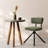 Stylish Modern Fabric Upholstered Solid Metal Dining Chairs-337885821
