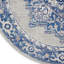 Tapis oriental bleu / ivoire Comptche-1732640505
