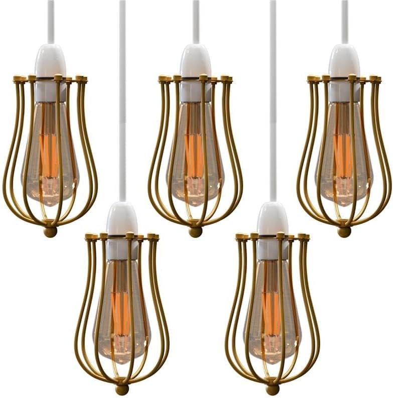 18cm H Metal Novelty Lamp Shade, Gold